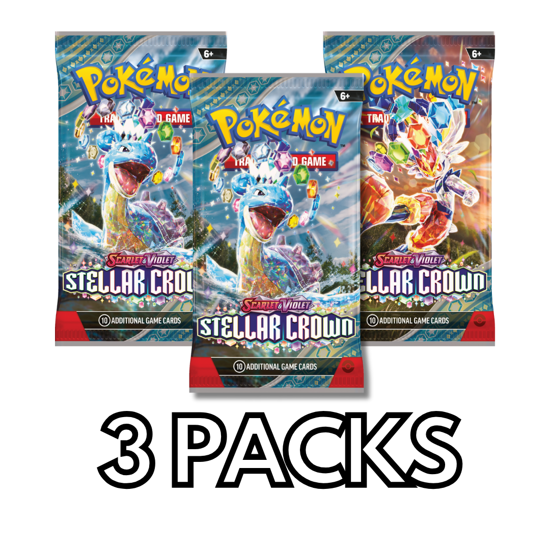 Stellar Crown x3 Booster Packs